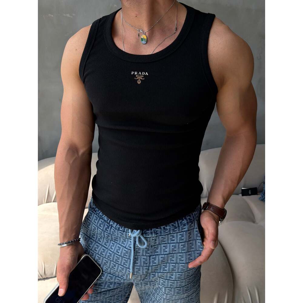 Prada Premium Fitilli Erkek Atlet
