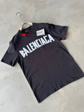 Balenciaga baskı Siyah tshirt (Premium)