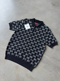 Guccı triko siyah tshirt (premium)