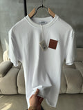 Loewe thal armalı beyaz tshirt (premium)