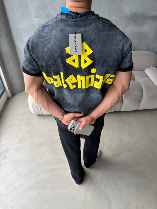 Balenciaga Füme Eskitme Tshirt (premium)