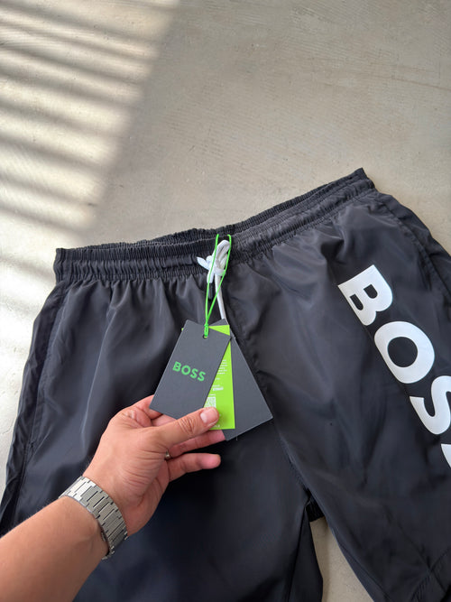 BOSS SİYAH DENİZ ŞORT [İTHAL]