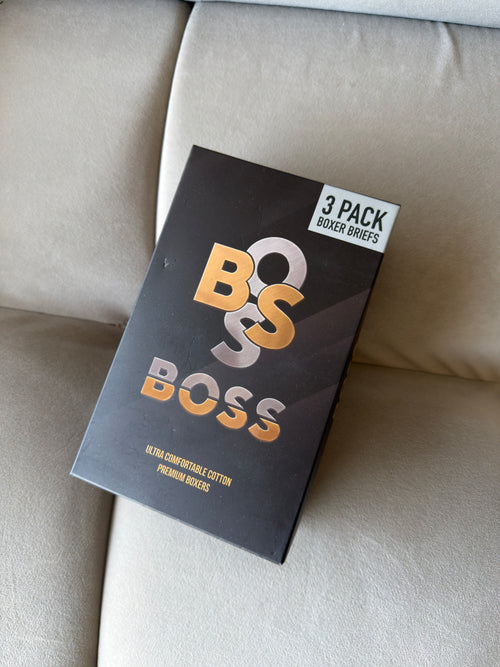 Boss Siyah Premium Boxer