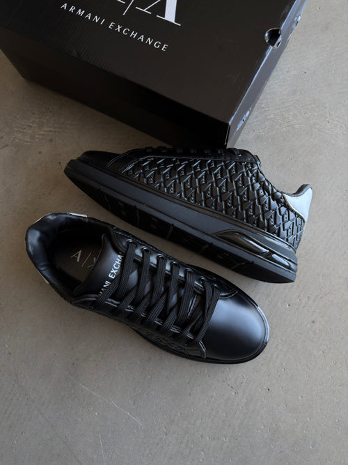 Armani Siyah Desen Detaylı