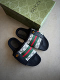 Gucci Siyah Gri Terlik