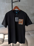 LV Siyah Cep Detasylı Tshirt (premium)