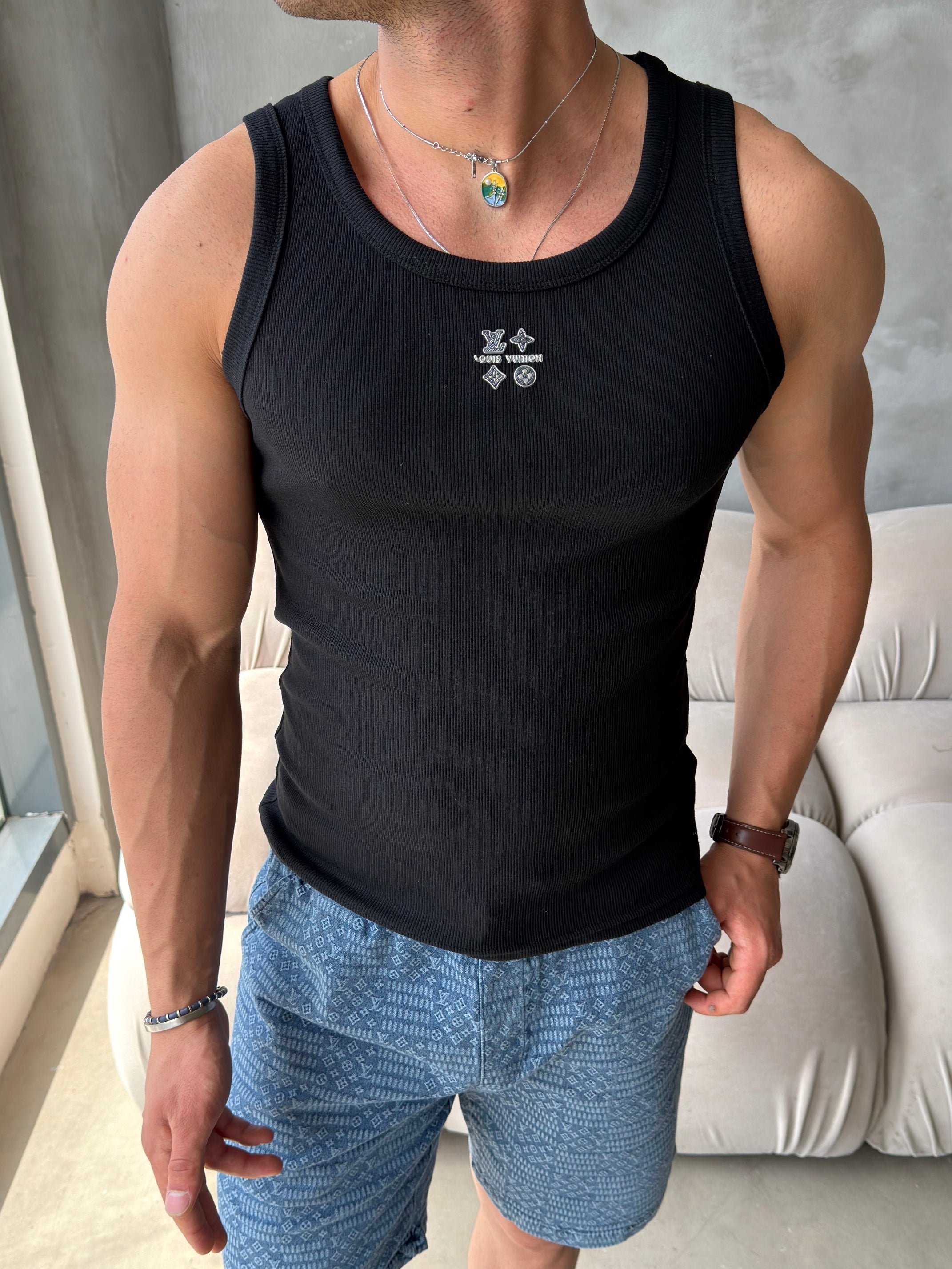 Louis Vuitton Premium Fitilli Erkek Atlet
