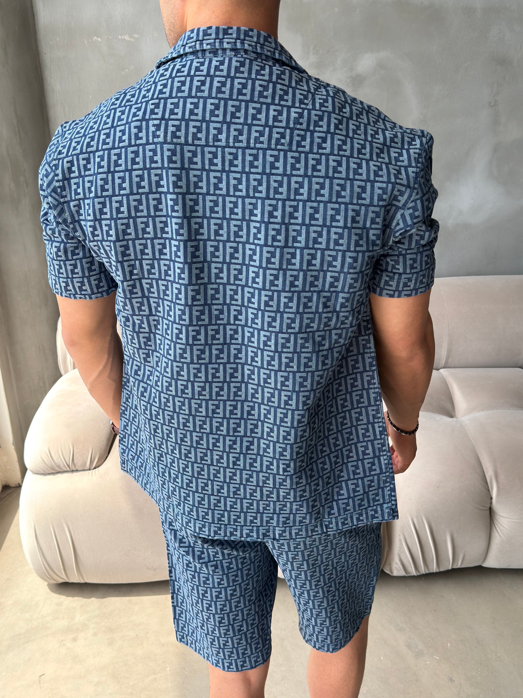 Fendi Premium Denim Takım