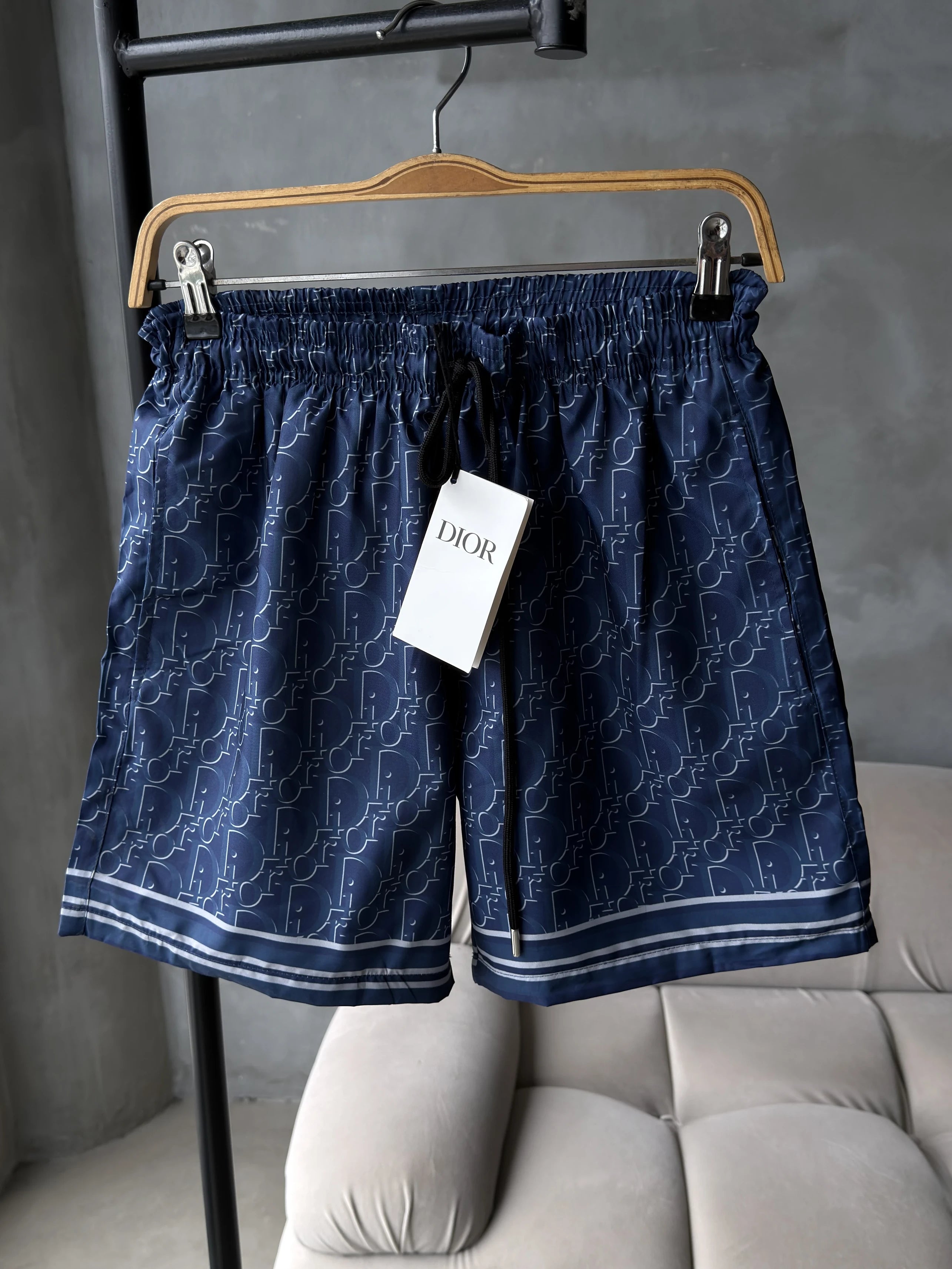 Dior Lacivert Desenli