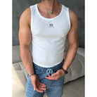 Gucci Premium Fitilli Erkek Atlet - Slim Fit