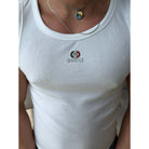 Gucci Premium Fitilli Erkek Atlet - Slim Fit