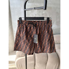 FENDİ KAHVE DESEN DENİZ ŞORT [İTHAL]