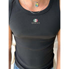 Gucci Premium Fitilli Erkek Atlet - Slim Fit