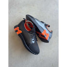Hermes Siyah Turuncu Sneakers