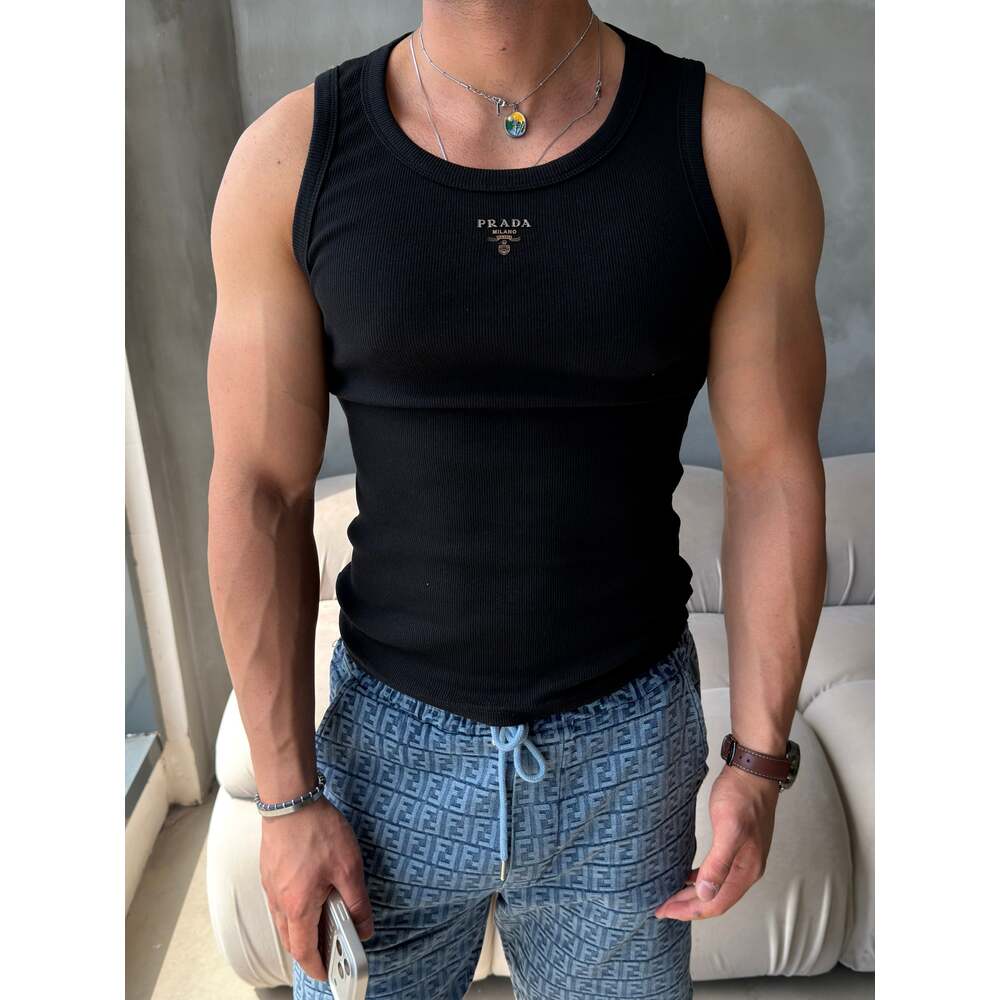 Prada Premium Fitilli Erkek Atlet