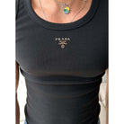 Prada Premium Fitilli Erkek Atlet