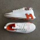 Hermes Beyaz Turuncu Sneakers